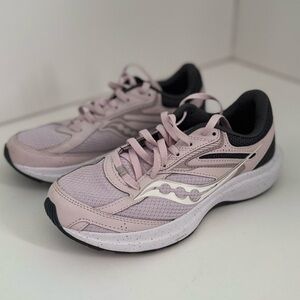 Saucony Women's Pink and Grey Trainers